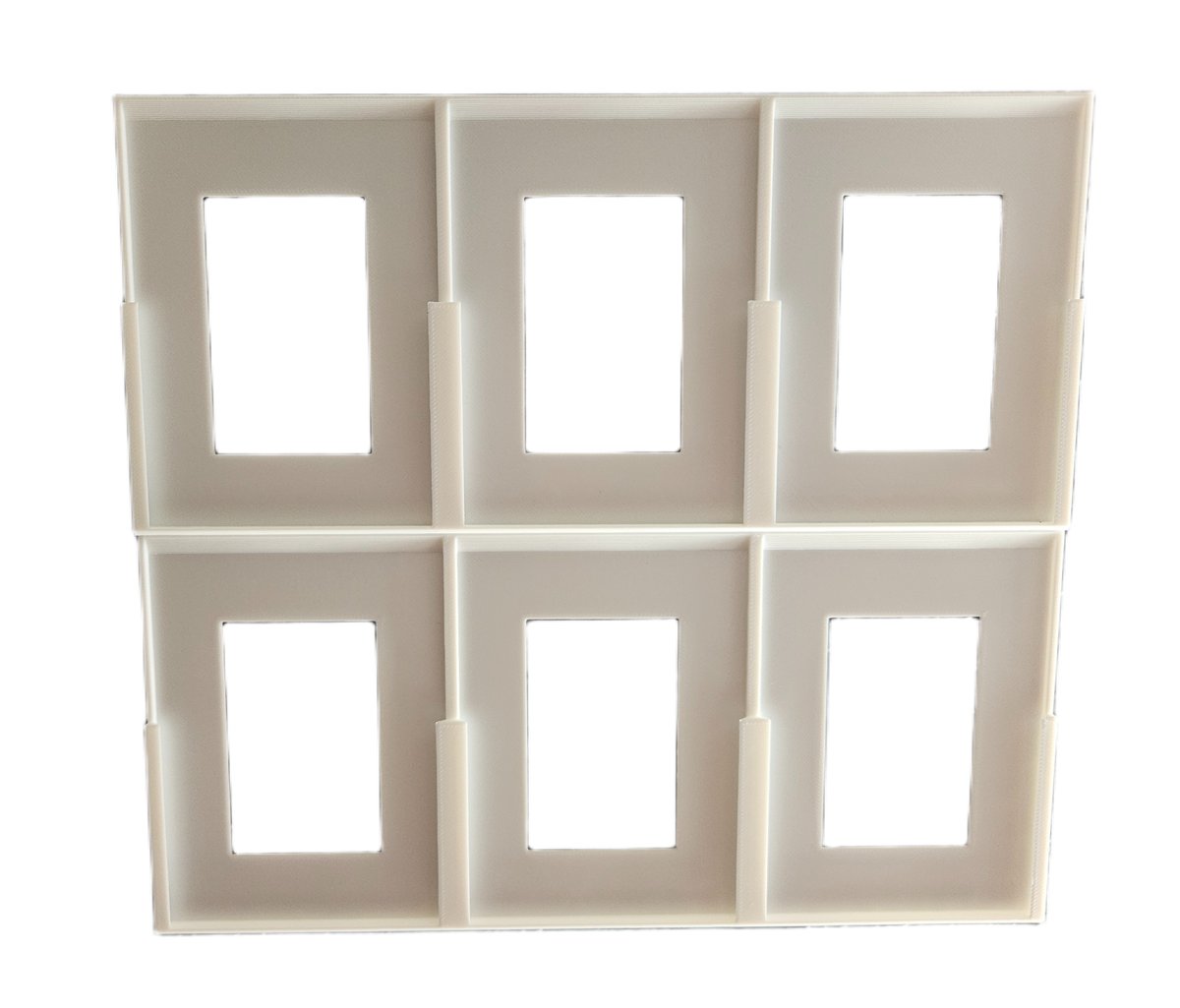 Toploader Wall Display - White